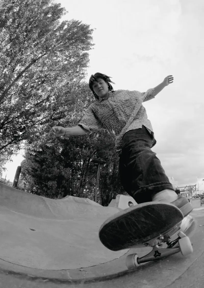 Anna skatet in Basel